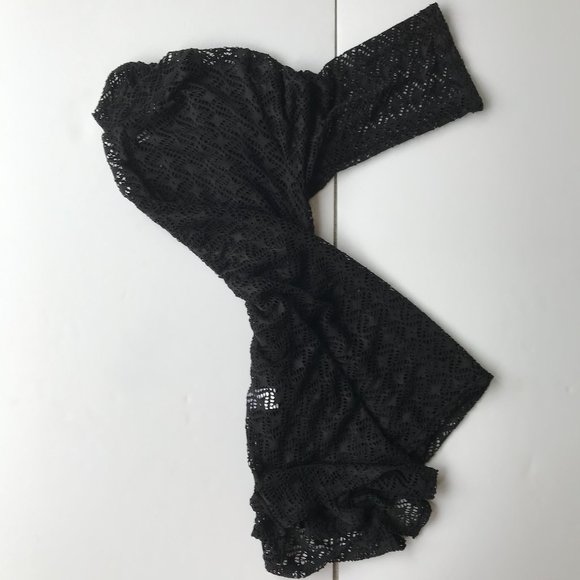 Paula Deen Swimsuit Cover Up Black Oversized XS - Picture 10 of 14